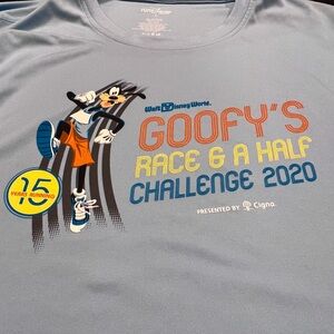 runDisney Marathon Weekend 2020 Goofy Race Shirt - Mens Large